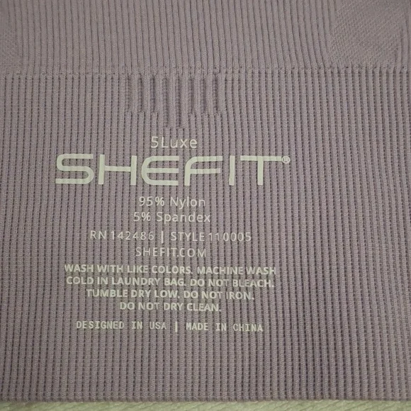 SHEFIT Sports Bra- Lilac 5Luxe - Picture 3 of 4